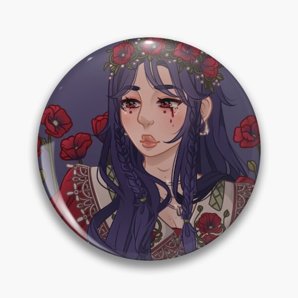 Item preview, Young woman with poppies designed and sold by Dgeca.