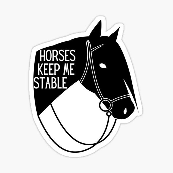 Shoehorse Pun / Horse shoe meme Sticker for Sale by Rzera