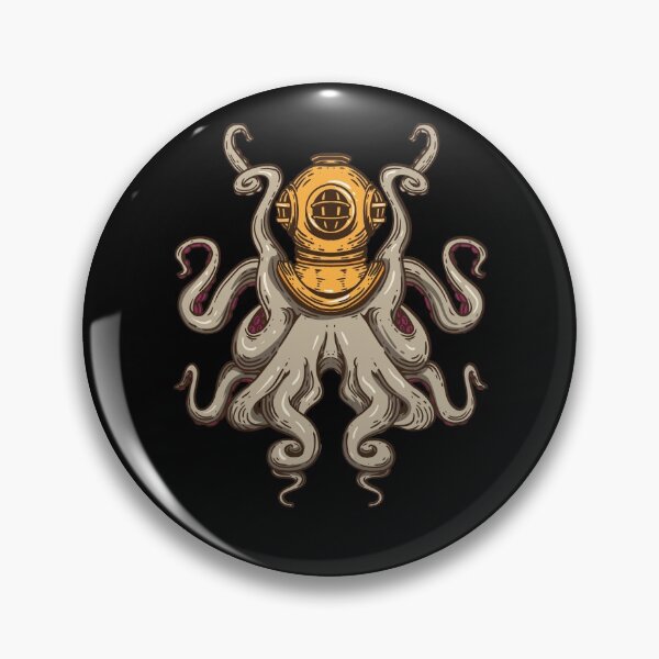 Item preview, Vintage Scuba Octopus designed and sold by djbingib.