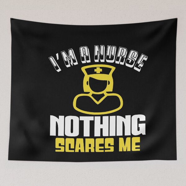 Item preview, I'm a Nurse. Nothing Scares Me designed and sold by Hapoel.