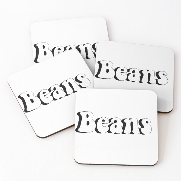 Item preview, Beans text meme with black shadow designed and sold by GirlofRandom.