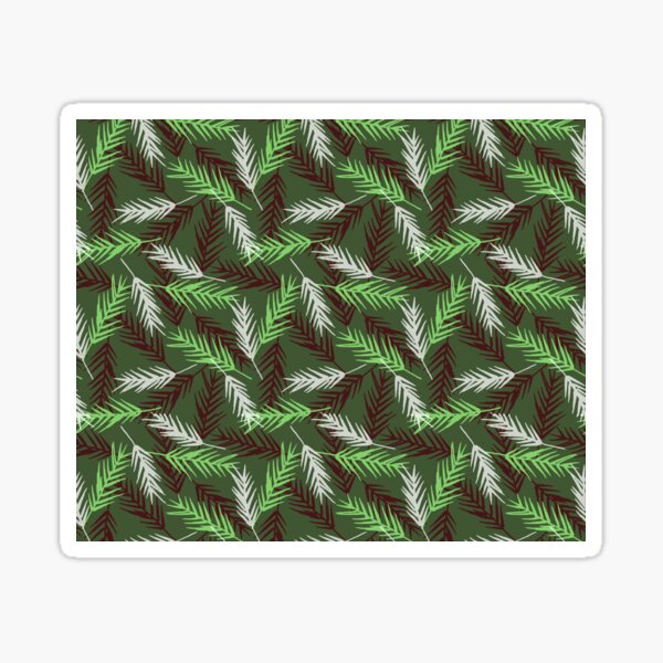 Item preview, Evergreen Leaves Pattern designed and sold by Dream Big! by E. H..