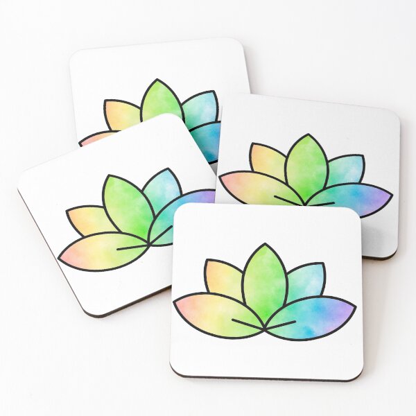 Item preview, Yoga lotus flower Chakras colors designed and sold by Tabascol.