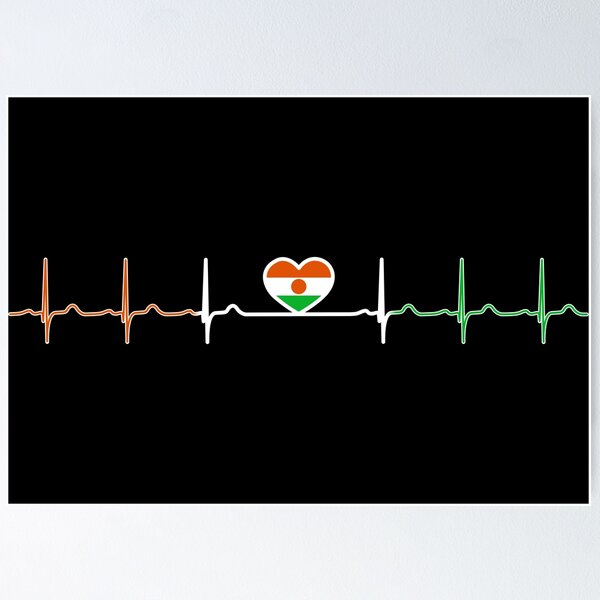 Item preview, Heartbeat Niger designed and sold by Heartbeatsalad.