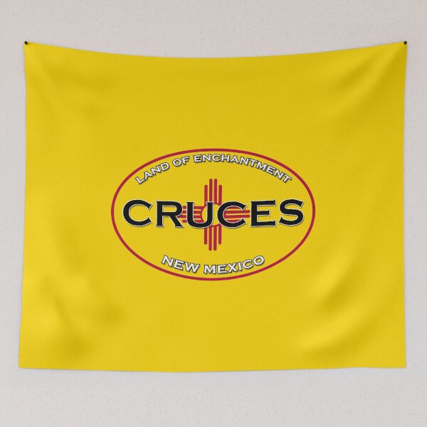 Item preview, Las Cruces New Mexico "Cruces" - Land of Enchantment, Zia designed and sold by NewNomads.