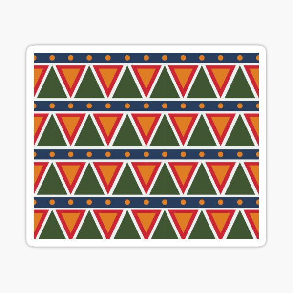 Item preview, Fun Festive Triangular Pattern designed and sold by Dream Big! by E. H..
