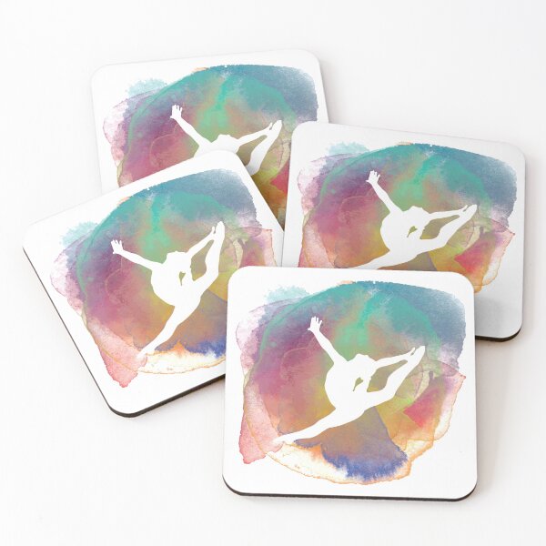 Item preview, Gymnast Silhouette - Watercolor Explosion designed and sold by Pavnud.