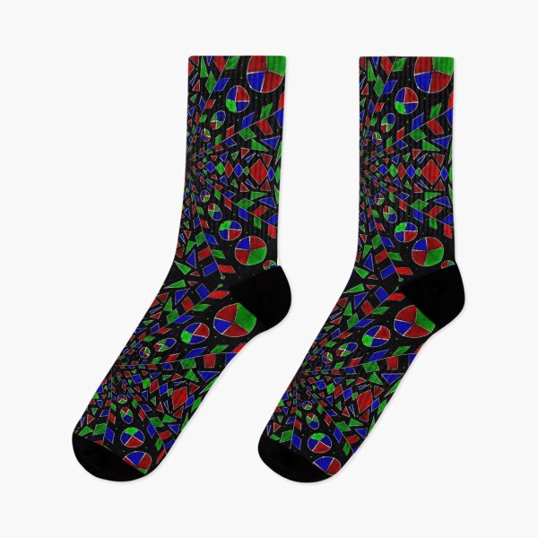 Item preview, Trippy Black, Red, Blue, and Green Mandala designed and sold by Lady Southpaw.