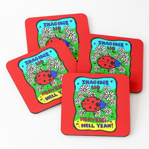 Item preview, LADYBUG - Imagine no heaven ... Hell yeah! designed and sold by LunaticPainter.