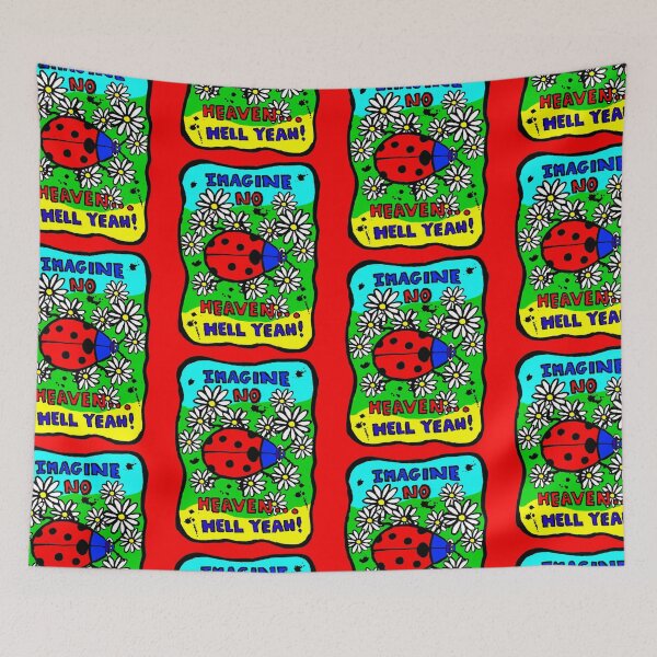Item preview, LADYBUG - Imagine no heaven ... Hell yeah! designed and sold by LunaticPainter.