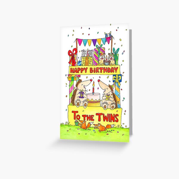 Item preview, Happy Birthday to the twins designed and sold by nicolejanes.