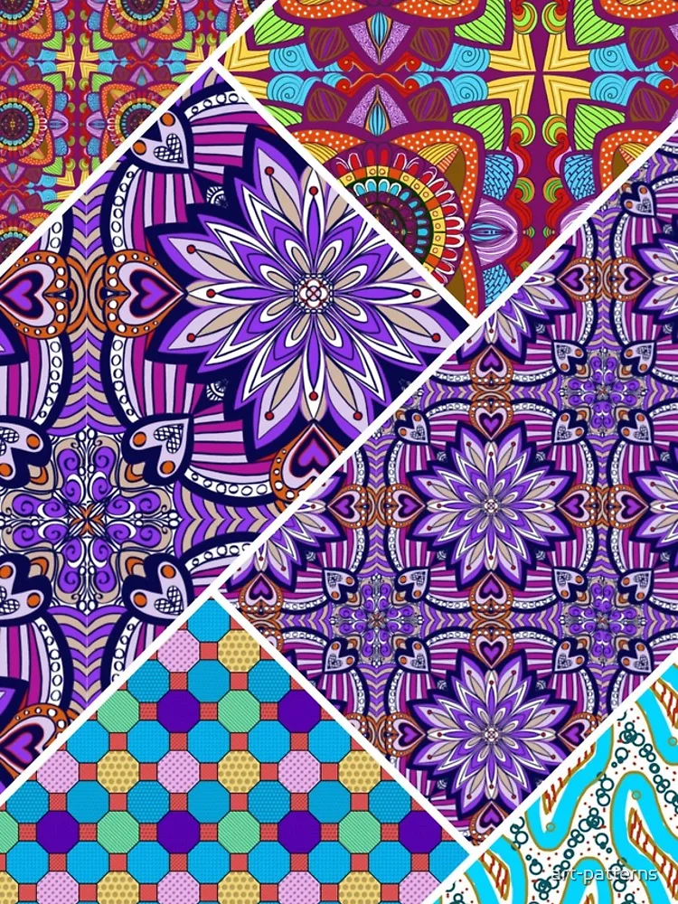 Thumbnail 4 of 4, iPhone Case, Multiple pattern designed and sold by art-patterns.