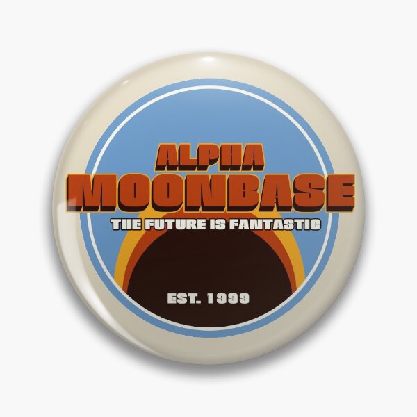 Item preview, Moonbase Alpha The Future is Fantastic! designed and sold by SideQuest - Scribbled Chaos!.