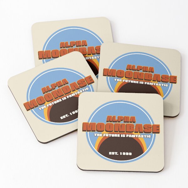 Item preview, Moonbase Alpha The Future is Fantastic! designed and sold by SideQuest - Scribbled Chaos!.