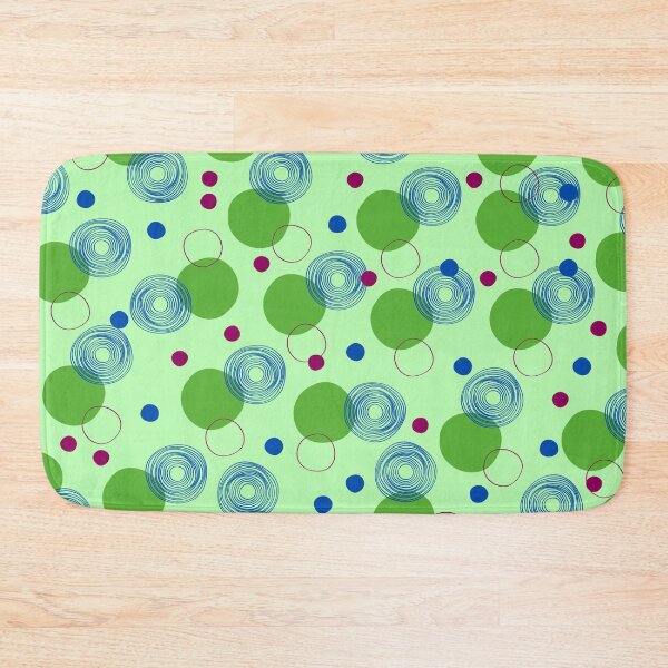 Item preview, green circles designed and sold by Mohini Sawant.