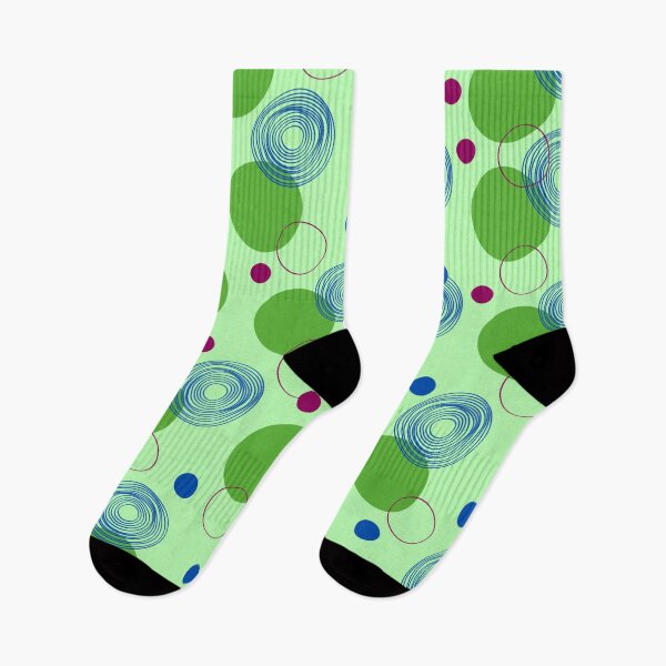 Item preview, green circles designed and sold by Mohini Sawant.
