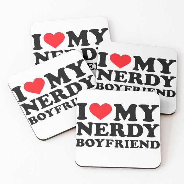 Item preview, I Love My Nerdy Boyfriend  designed and sold by ghazalish.
