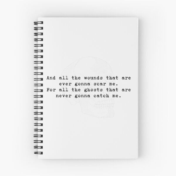 Item preview, For all the ghosts that are never gonna catch me - My Chem lyrics designed and sold by Verubi.