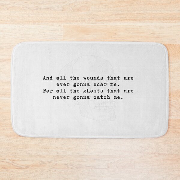 Item preview, For all the ghosts that are never gonna catch me - My Chem lyrics designed and sold by Verubi.