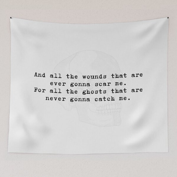 Item preview, For all the ghosts that are never gonna catch me - My Chem lyrics designed and sold by Verubi.