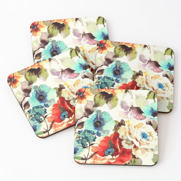 Item preview, Floral pattern designed and sold by Zebra-fashion.