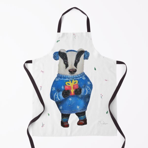 Item preview, Holiday Badger designed and sold by Janna-Kaspara.