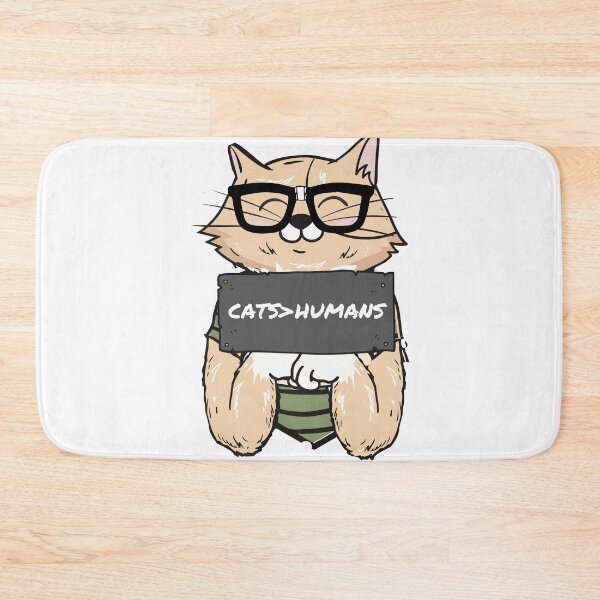 Item preview, Cats better than humans designed and sold by NerdTypeStuff.