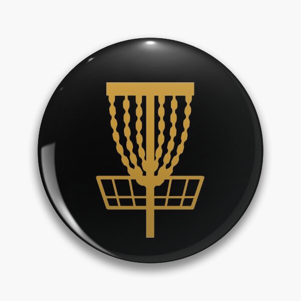 Item preview, Gold Basket - Disc Golf designed and sold by DiscGolfArts.