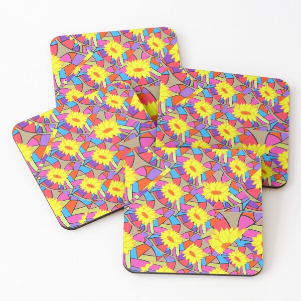 Item preview, Sunflowers collage pattern designed and sold by stavina.
