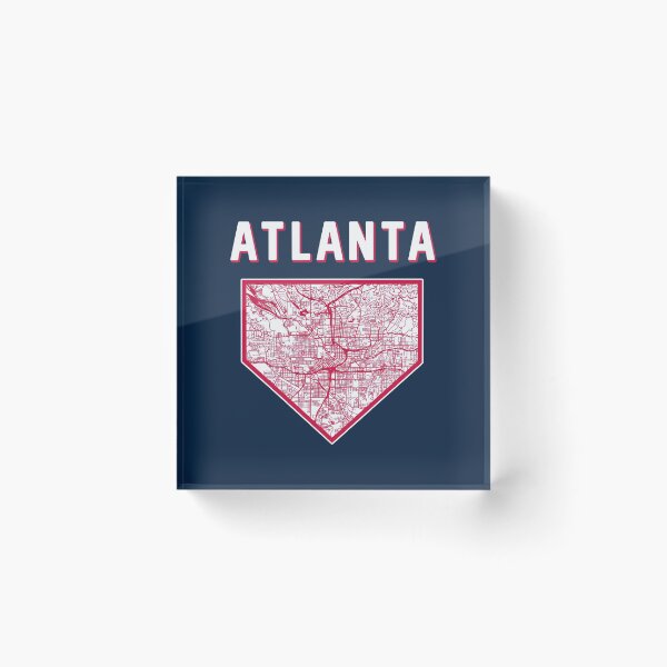 Item preview, Atlanta Baseball City Home Map designed and sold by toutwearapparel.