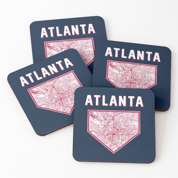 Item preview, Atlanta Baseball City Home Map designed and sold by toutwearapparel.