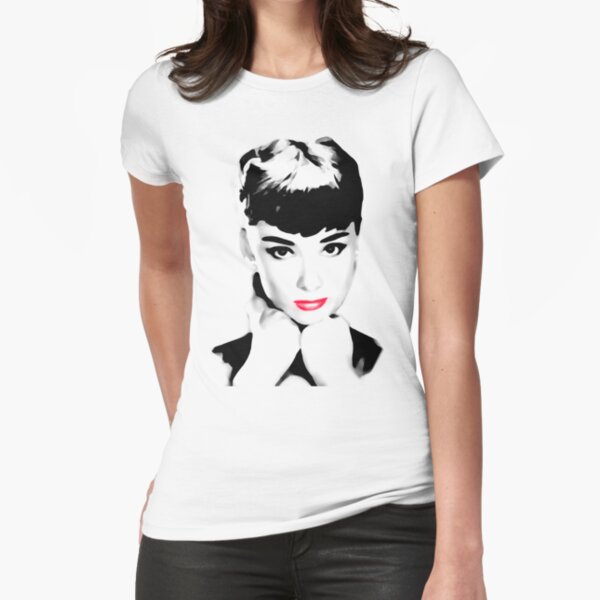 audrey hepburn t-shirt Fitted T-Shirt