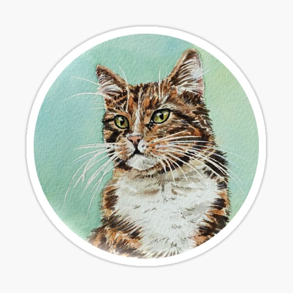 Tortoiseshell Cat Sticker