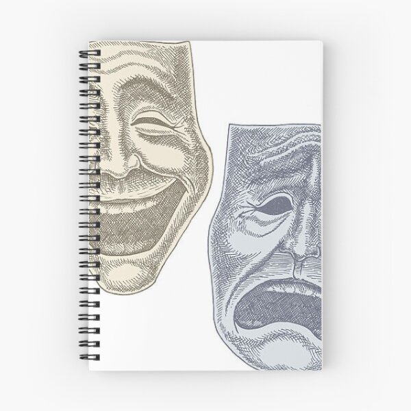 Item preview, Theater masks Classic T-Shirt designed and sold by SAN101.