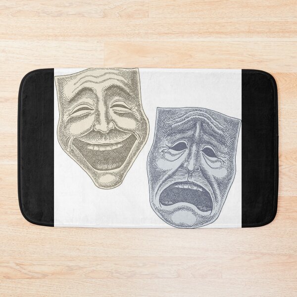 Item preview, Theater masks Classic T-Shirt designed and sold by SAN101.