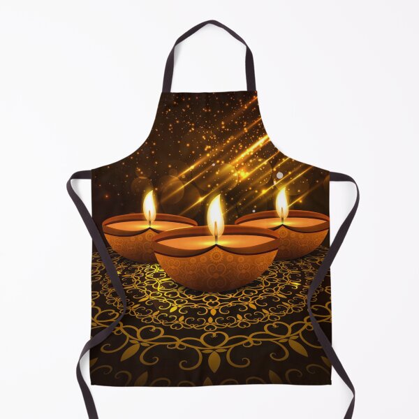 Item preview, Magical Diwali Diyas with Sparkles designed and sold by HolidayBug.