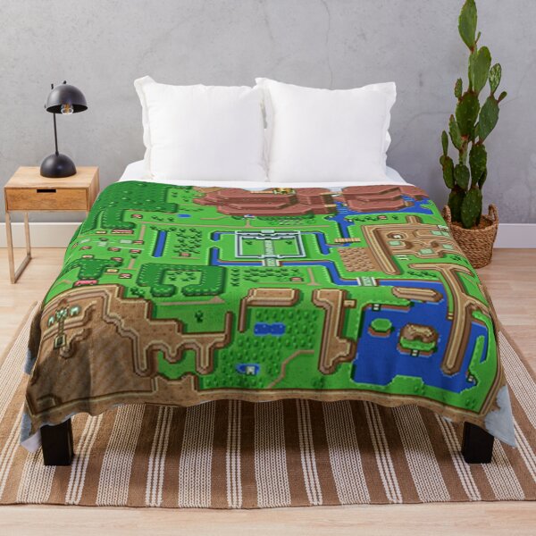 LttP: World Map Throw Blanket