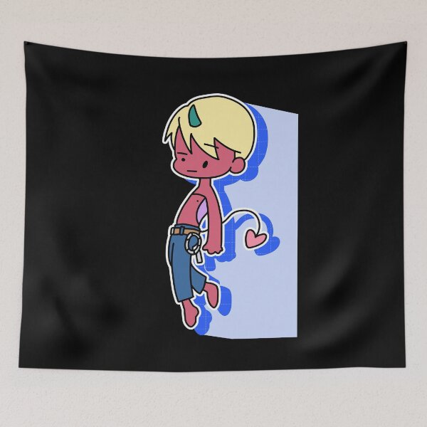Item preview, Demon with heart tail designed and sold by space-mandu.