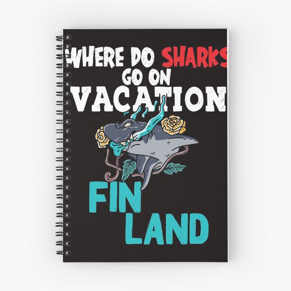 Item preview, Where Do Sharks Go On Vacation - Shark Lover Ocean Wildlife designed and sold by loka-Art.