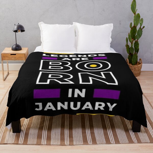 Item preview, Legends are born in january designed and sold by Megh Trivedi.