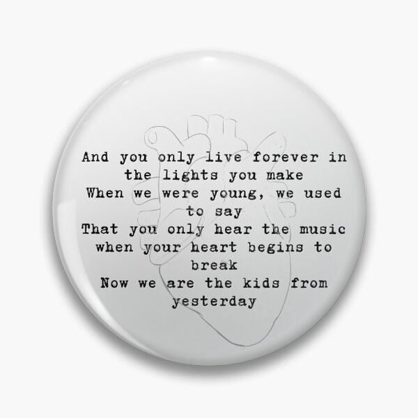 Item preview, We are the kids from Yesterday - My Chem lyrics designed and sold by Verubi.