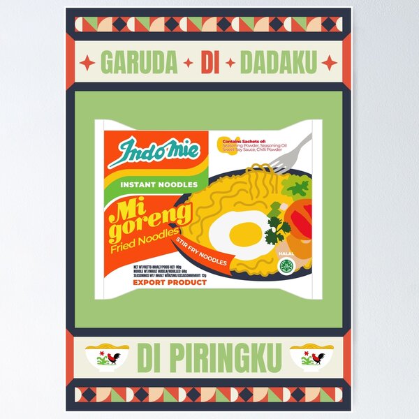 Item preview, Garuda Di Dadaku, Indomie Di Piringku designed and sold by studiosementara.