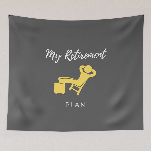 Item preview, This is my retirement plan - Relaxing and putting feet up designed and sold by RudeBeeDesigns.
