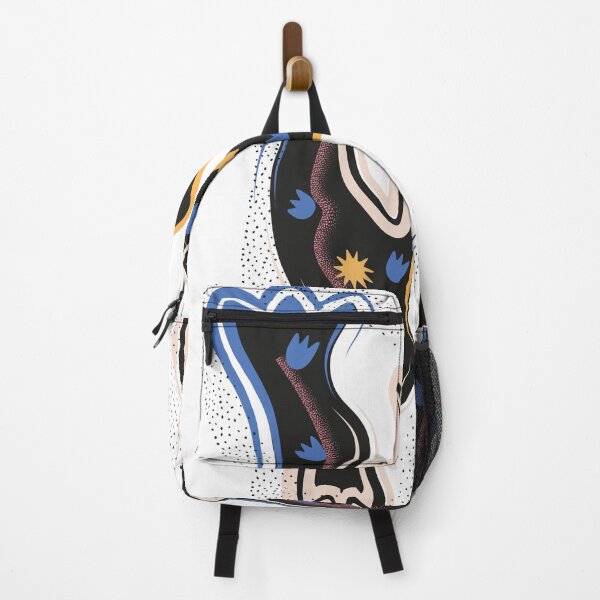 Aperçu de l'œuvre Monde curieux en Zig Zag Lettre W créée et vendue par AlexVDesign.
