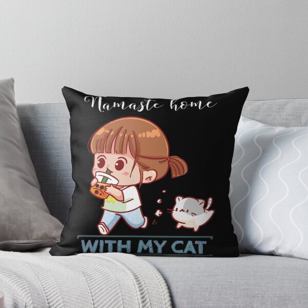 Artikelvorschau, Namaste zu Hause mit meiner Katze entworfen und verkauft von EAZ3.