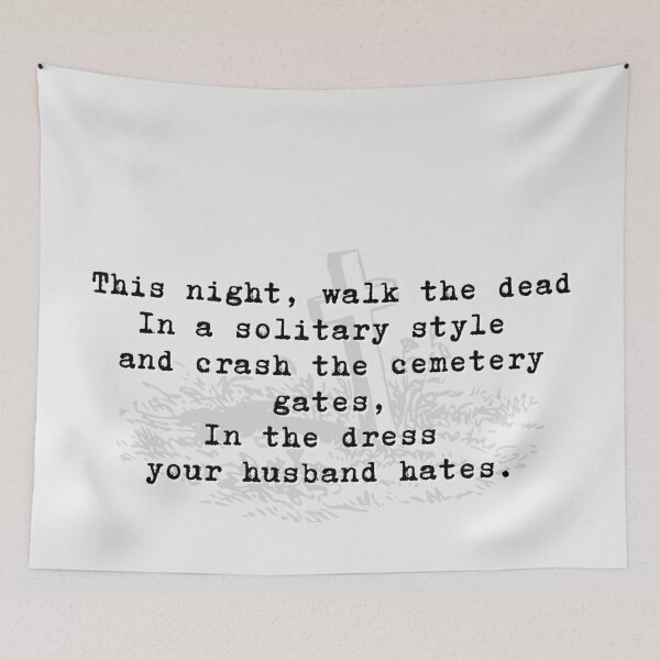 Item preview, This night, walk the dead, in a solitary style - My Chem lyrics designed and sold by Verubi.