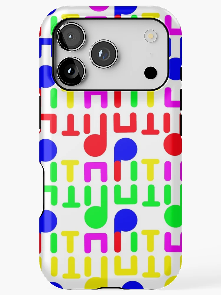 Thumbnail 1 of 4, iPhone Case, Musical note, rainbow pattern designed and sold by CreateToBe.