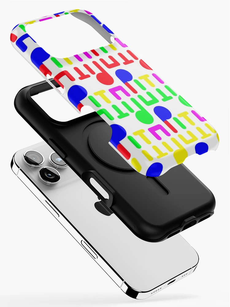 Thumbnail 2 of 4, iPhone Case, Musical note, rainbow pattern designed and sold by CreateToBe.