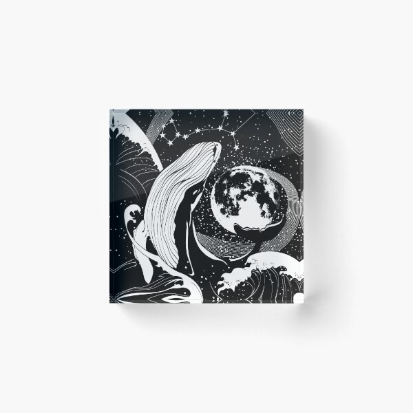 Item preview, Moon Calendar 2022 / Lunar calendar 2022 / EST / Moon phase calendar / Astrology calendar / Christmas calendar / Whale moon spirit art poster designed and sold by GalleryArtField.