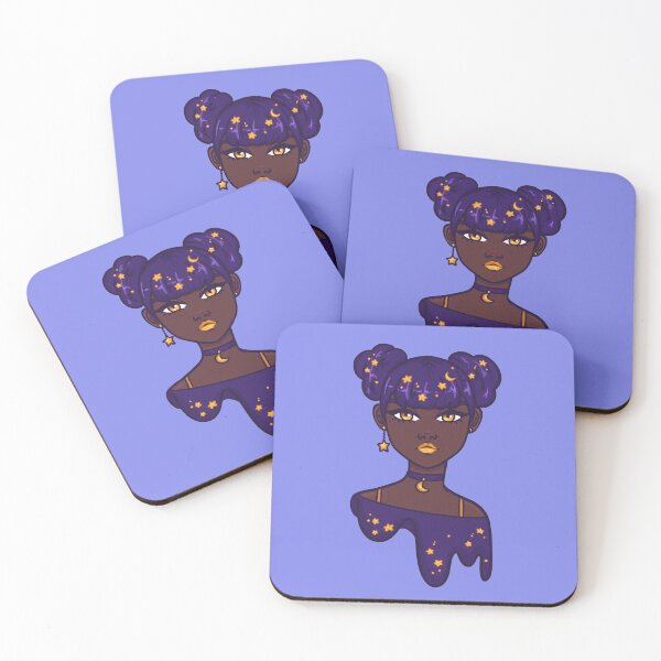 Item preview, Girl moon and stars designed and sold by AkakoAi.